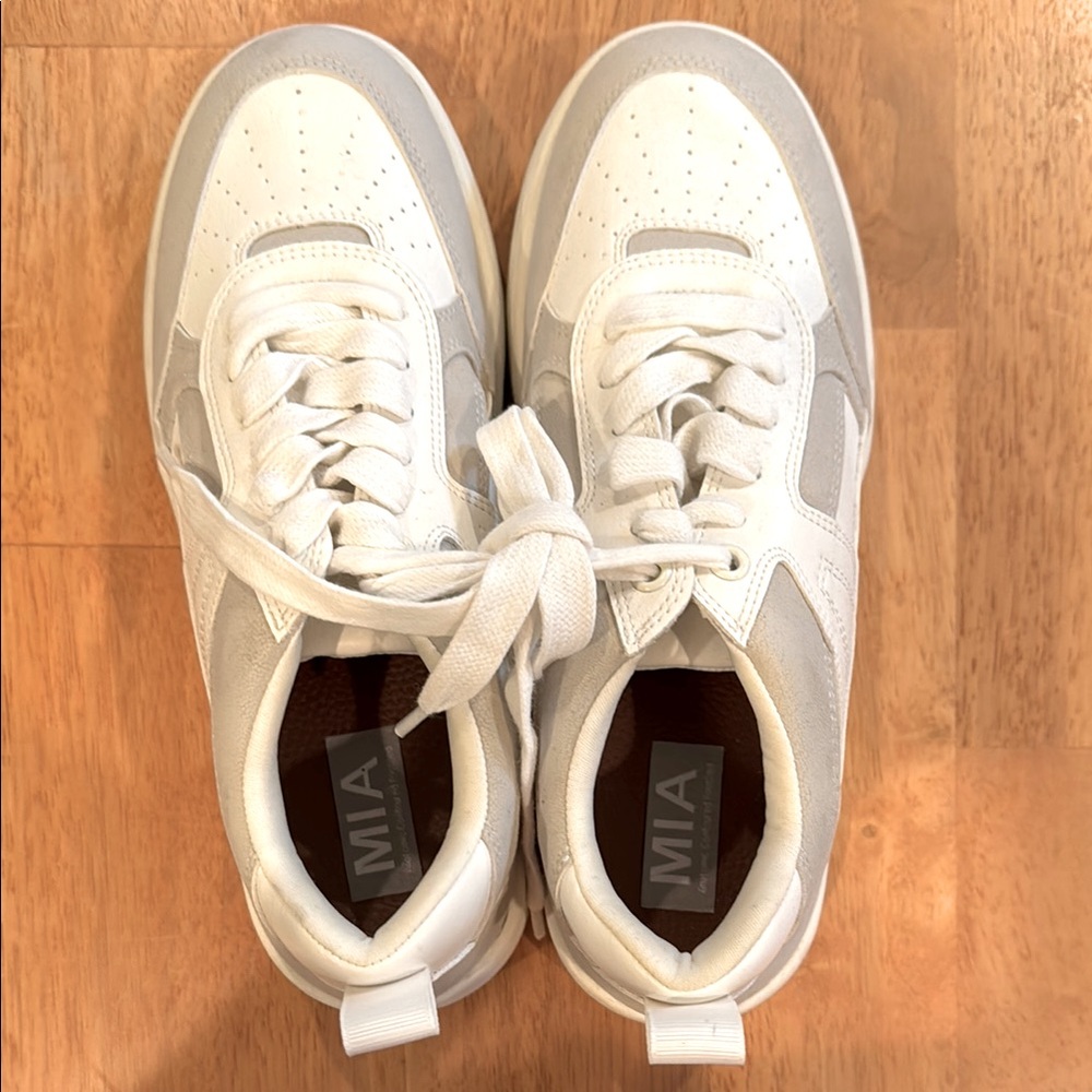 MIA White and Gray Sneakers women’s size 7.5